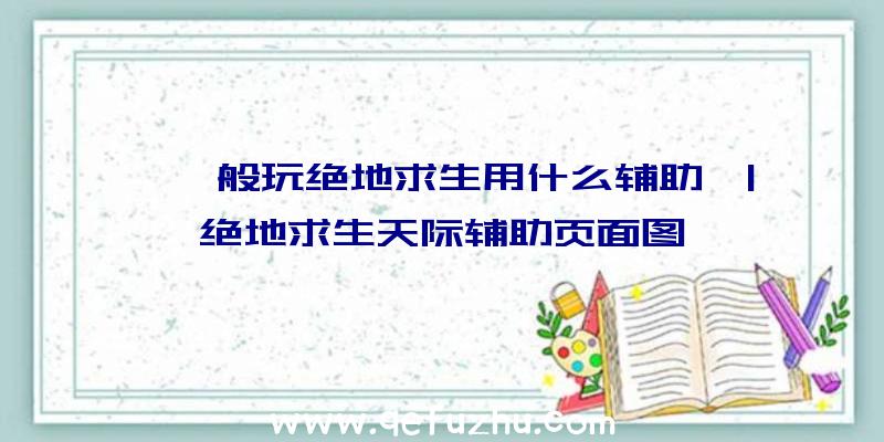 「一般玩绝地求生用什么辅助」|绝地求生天际辅助页面图